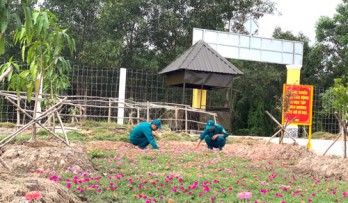 Xuân sớm trên Chốt dân quân biên giới Mỹ Bình