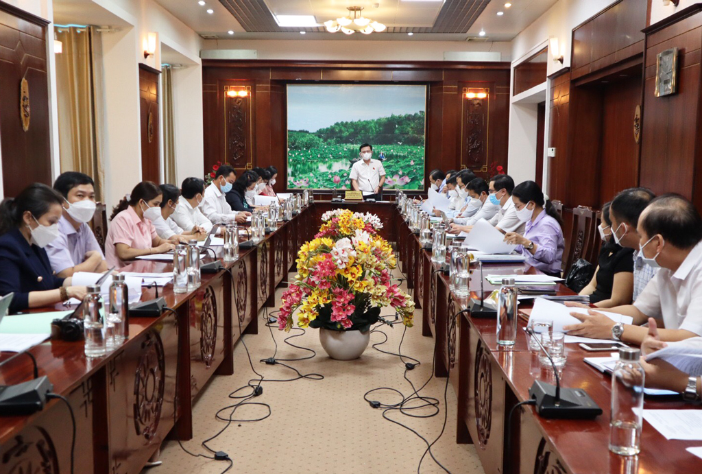 The delegation of the National Assembly of Long An province supervises the Provincial People's Committee and relevant departments and branches on planning work