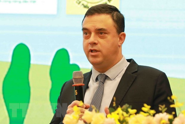 Vietnam professional in managing COVID-19 response: Israeli ambassador Ambassador of Israel to Vietnam Nadav Ashca (Photo: VNA)