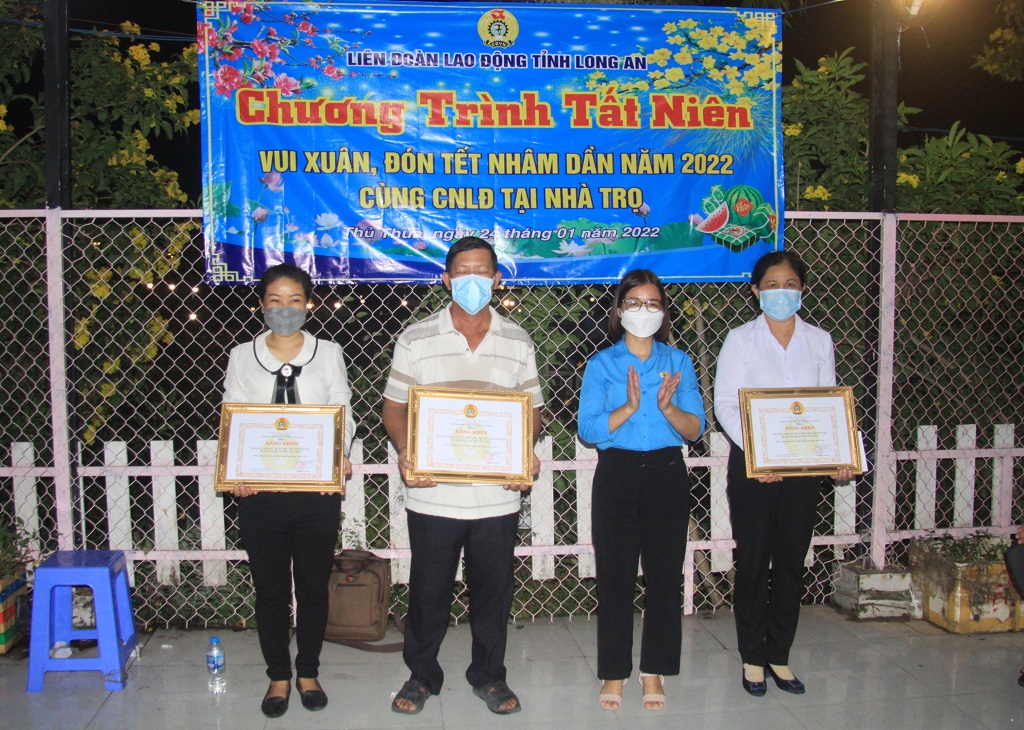 Tất niên vui xuân, đón tết cùng công nhân, lao động ở trọ