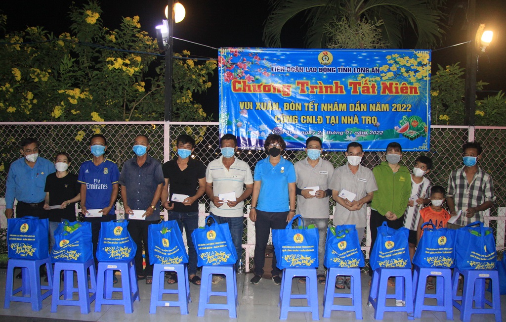 Tất niên vui xuân, đón tết cùng công nhân, lao động ở trọ