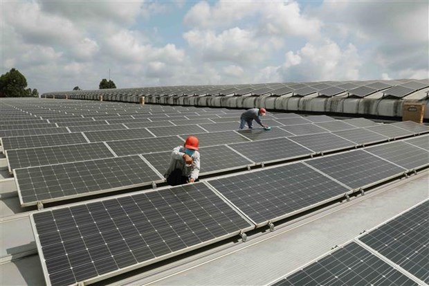 Solar panels - Illustrative image (Photo: VNA)
