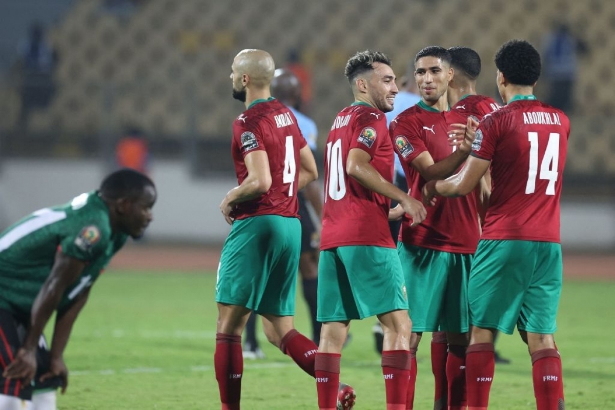 Morocco lội ngược dòng thắng Malawi 2-1. (Ảnh: Getty)