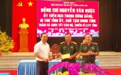 Bí thư Tỉnh ủy Long An - Nguyễn Văn Được thăm, chúc tết Bộ Chỉ huy Quân sự tỉnh