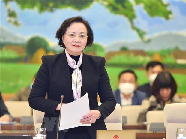Bộ trưởng Bộ Nội vụ Phạm Thị Thanh Trà. (Ảnh: Doãn Tấn/TTXVN)