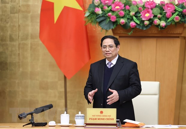 Thủ tướng: Cả nước cơ bản đạt các mục tiêu trong việc tổ chức đón Tết Bộ trưởng Bộ Giáo dục và Đào tạo Nguyễn Kim Sơn phát biểu. (Ảnh: Dương Giang/TTXVN)