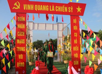 Vĩnh Hưng tổ chức giao - nhận quân năm 2022 Vĩnh Hưng tổ chức giao - nhận quân năm 2022