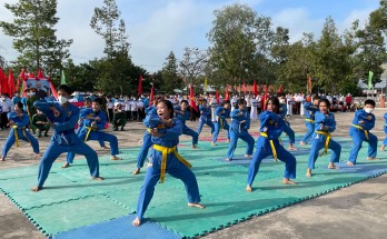 Tân Hưng: Khai mạc Đại hội thể dục thể thao lần thứ VI, năm 2022