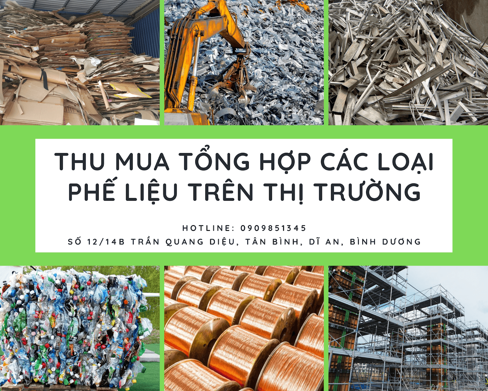 Giới thiệu dịch vụ công ty thu mua phế liệu 24h