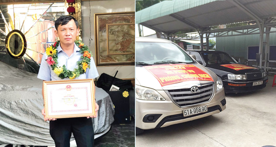 Những nghĩa cử đẹp Anh Trương Ngọc Tùng cùng 2 chiếc ôtô vận chuyển miễn phí bệnh nhân đi cách ly, điều trị
