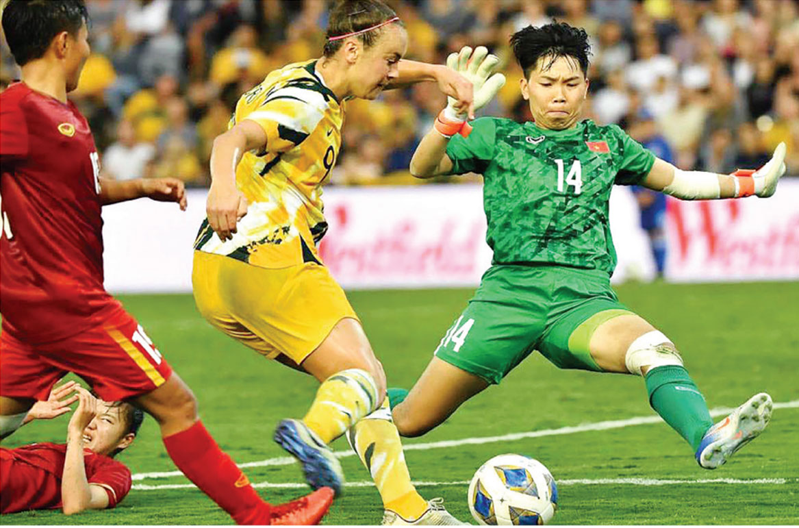 Kim Thanh là mắt xích quan trọng trong chiến tích đưa Đội tuyển Bóng đá nữ Việt Nam dự World Cup