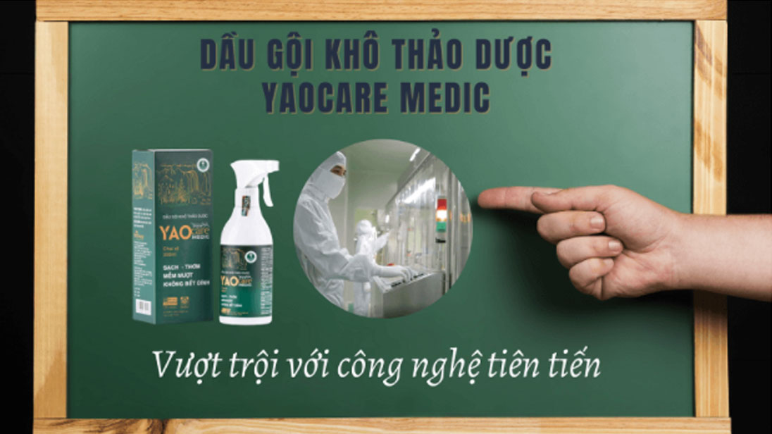 Công nghệ tiên tiến trong dầu gội đầu khô Yaocare Medic