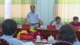 Ban Thường vụ Tỉnh ủy kiểm tra việc thực hiện Nghị quyết số 12 NQ/TU tại Tân Trụ