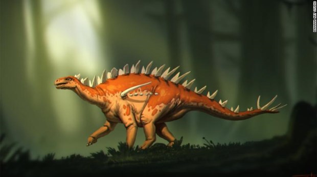 Hình minh họa loài Bashanosaurus primitivus. (Nguồn: CNN)