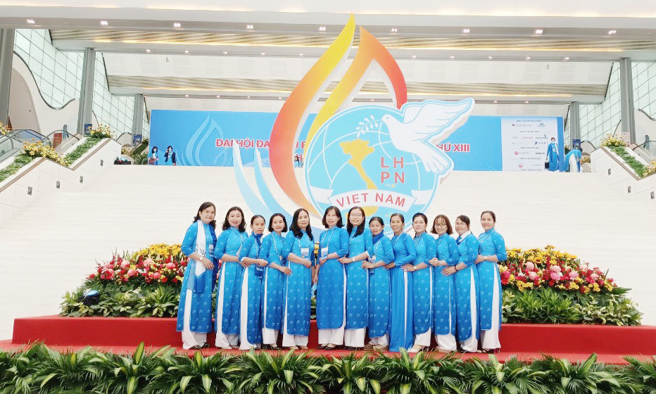 Đoàn Long An dự Đại hội Phụ nữ toàn quốc lần thứ XIII