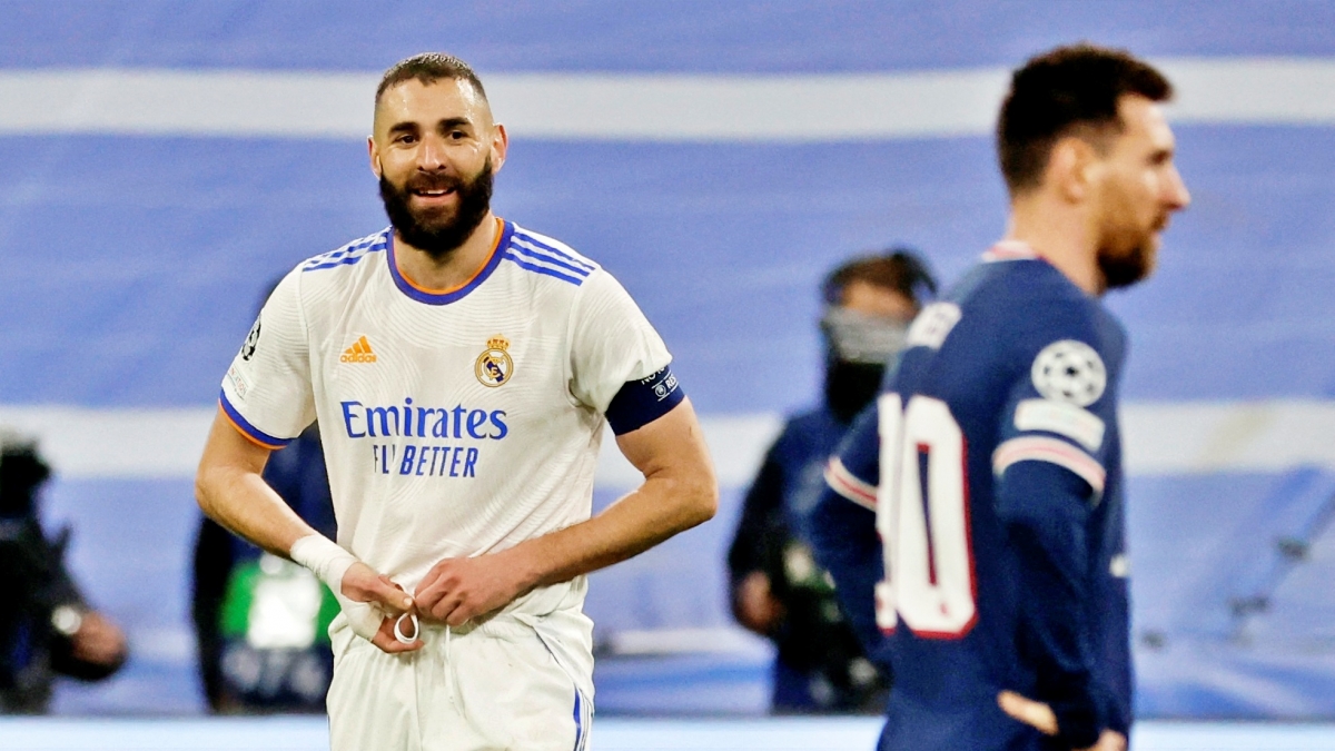 Benzema và Real Madrid cho PSG thấy có tiền nhưng không thể mua được đẳng cấp (Ảnh: Reuters).