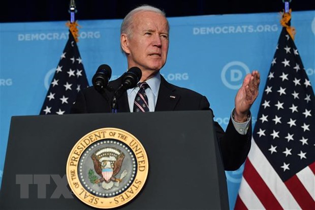 Tổng thống Mỹ Joe Biden công bố các đề cử nhân sự mới Tổng thống Mỹ Joe Biden. (Ảnh: AFP/TTXVN)