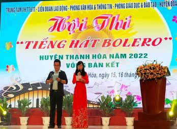 Sôi nổi Hội thi Tiếng hát Bolero huyện Thạnh Hóa năm 2022 Sôi nổi Hội thi Tiếng hát Bolero huyện Thạnh Hóa năm 2022
