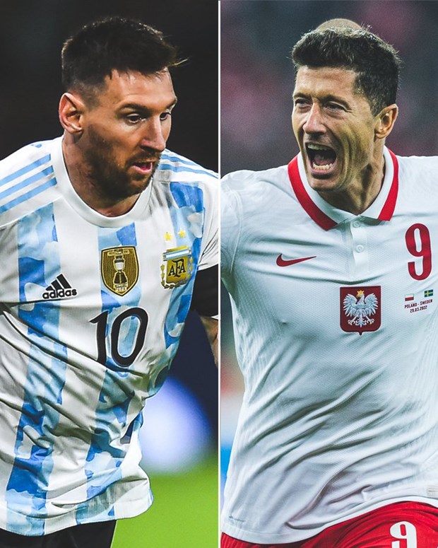 Messi và Lewandowski sẽ có dịp so tài ở World Cup 2022. (Nguồn: Getty Images)