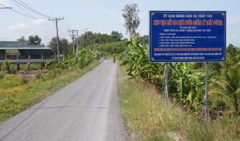 Thạnh An chú trọng xây dựng đường giao thông nông thôn Thạnh An chú trọng xây dựng đường giao thông nông thôn