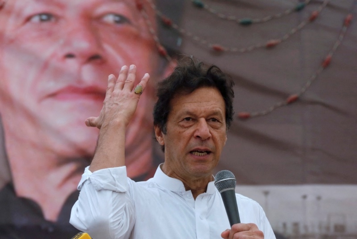 Thủ tướng Pakistan Khan. Ảnh: Reuters.