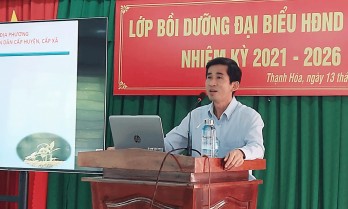 Thạnh Hóa tổ chức lớp bồi dưỡng đại biểu HĐND, nhiệm kỳ 2021 - 2026