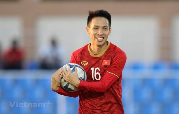 Cầu thủ Đỗ Hùng Dũng. (Ảnh: PV/Vietnam+)