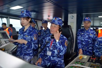 Cảnh sát biển Việt Nam và Trung Quốc kết thúc tuần tra liên hợp