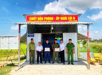 Lợi Bình Nhơn nỗ lực bảo đảm an ninh, trật tự địa bàn giáp ranh