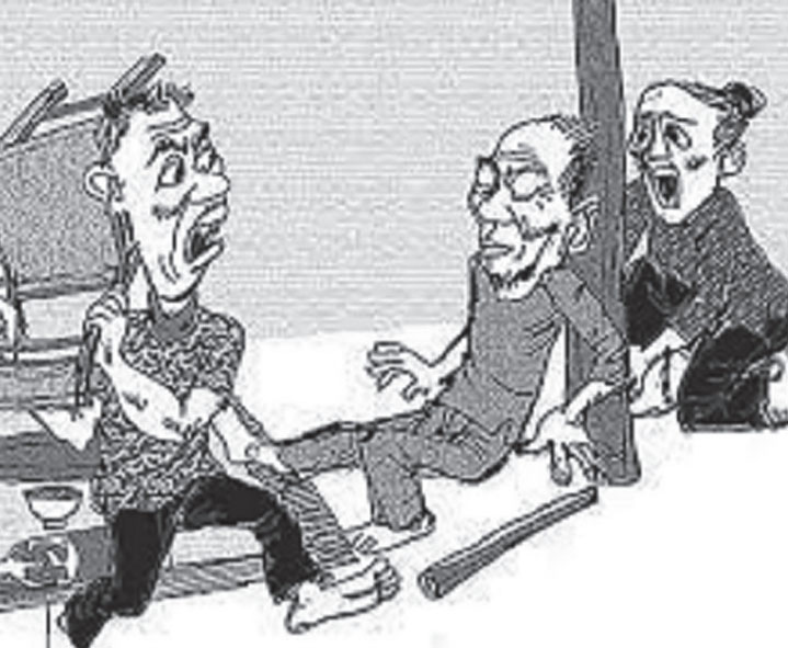 Hối hận muộn màng Ngược đãi cha, mẹ là hành vi bị xã hội lên án (ảnh minh họa: Internet)