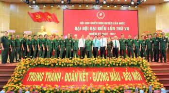 Ông Nguyễn Văn Muộn được bầu giữ chức Chủ tịch Hội Cựu chiến binh huyện Cần Đước, nhiệm kỳ 2022 - 2027