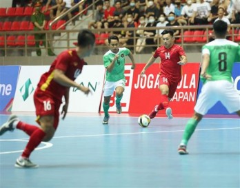 SEA Games 31: Indonesia’s futsal players hold Vietnam to 1 - 1 draw