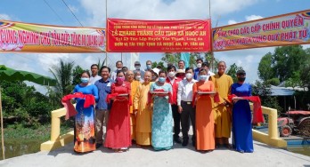 Khánh thành 2 cầu giao thông nông thôn tại huyện Tân Thạnh Khánh thành 2 cầu giao thông nông thôn tại huyện Tân Thạnh