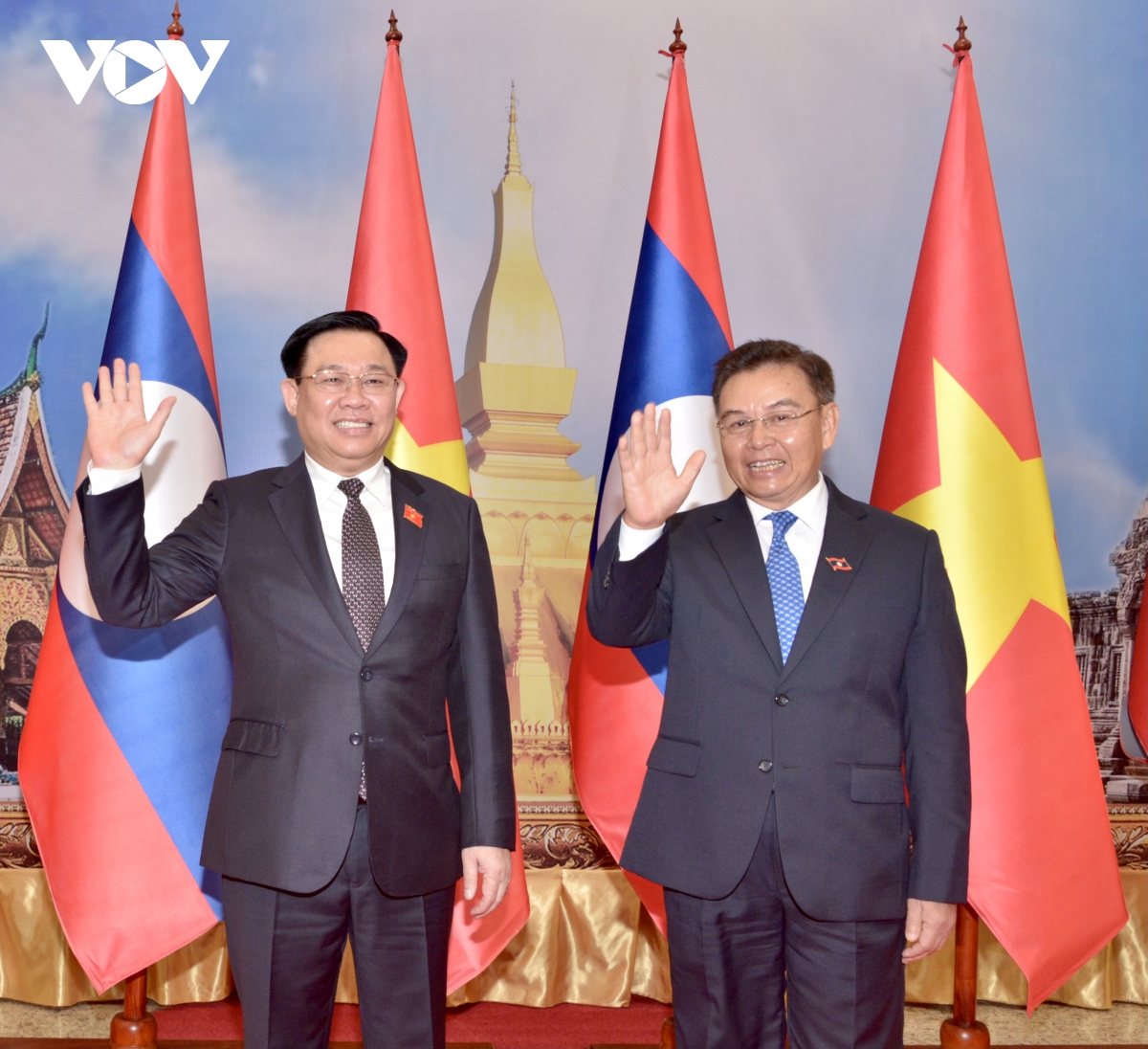 Hội đàm giữa Chủ tịch Quốc hội Việt Nam và Lào: Quan hệ hai nước có ý nghĩa sống còn
