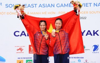 SEA Games 31: Thêm hai huy chương Vàng cho tuyển đua thuyền Việt Nam