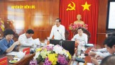 Nguyên Chủ tịch nước - Trương Tấn Sang thăm và làm việc về Dự án Trường THPT Nguyễn Trung Trực