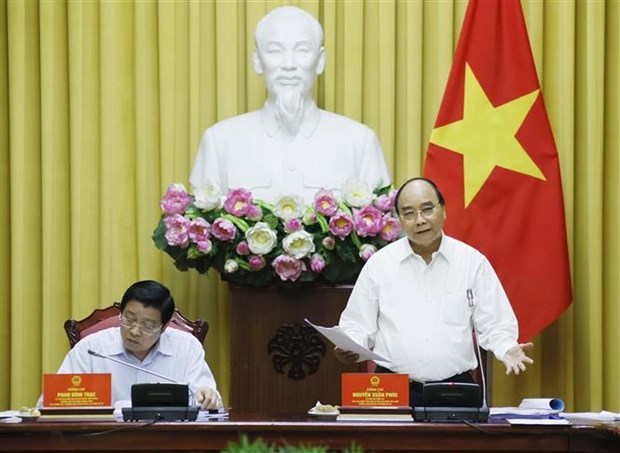 President reviews progress of project on law-governed state building
