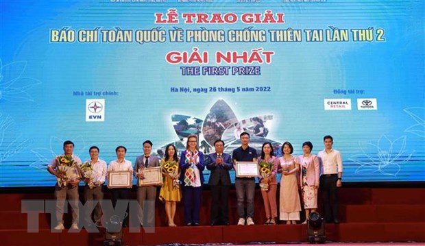 Lễ trao giải Báo chí toàn quốc về Phòng, chống thiên tai