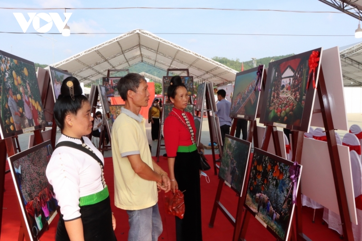 Triển lãm “ảnh đẹp trái cây” tại Quảng trường Tây Bắc, thành phố Sơn La.