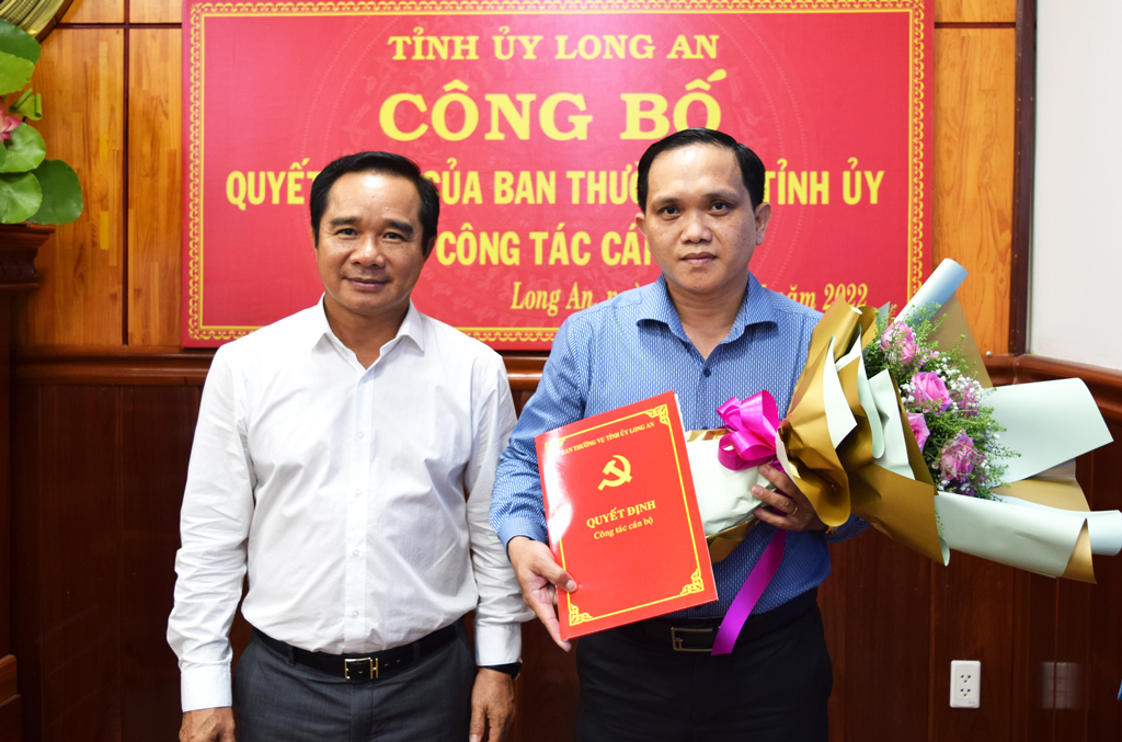 Đồng chí Lê Quốc An giữ chức vụ Phó Chánh Văn phòng Tỉnh ủy Long An