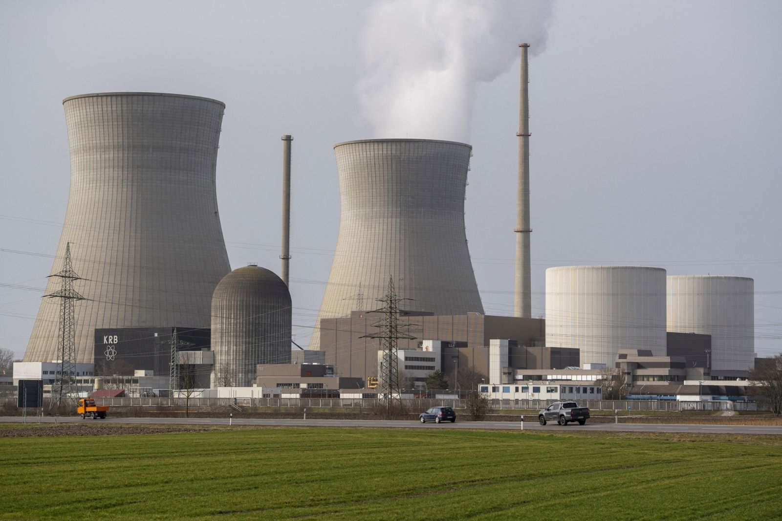 Nhà máy điện hạt nhân Gundremmingen ở Gundremmingen, miền Nam Đức. Ảnh AFP