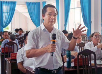 Bí thư Tỉnh ủy Long An - Nguyễn Văn Được dự hội nghị góp ý điều chỉnh tổng thể quy hoạch chung xây dựng TP.Tân An