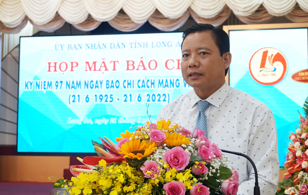 UBND tỉnh Long An họp mặt kỷ niệm 97 năm ngày Báo chí cách mạng Việt Nam