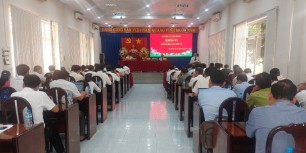 Tân Hưng tổ chức Hội nghị Ban Chấp hành Đảng bộ huyện lần thứ 10, nhiệm kỳ 2020 - 2025