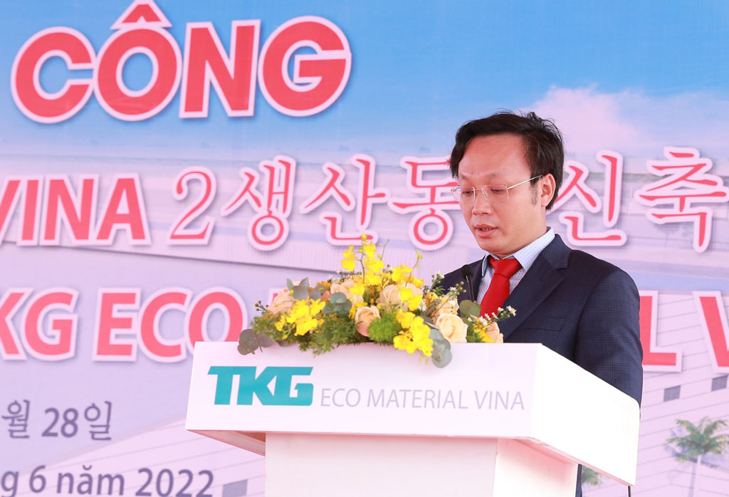 Khởi công xây dựng nhà xưởng TKG Eco Material Vina