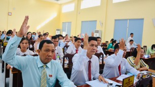 HĐND huyện Cần Giuộc tổ chức Kỳ họp thứ 7