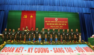 Ông Lê Văn Chài tái đắc cử chức Chủ tịch Hội Cựu Chiến binh huyện Đức Huệ