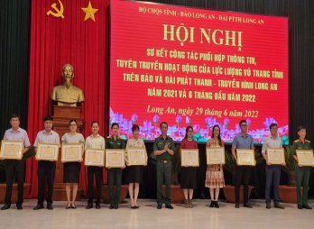 Sơ kết công tác phối hợp thông tin tuyên truyền hoạt động của LLVT tỉnh