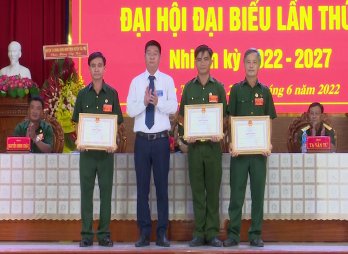 Ông Đoàn Minh Hùng tái đắc cử chức Chủ tịch Hội Cựu Chiến binh huyện Tân Trụ,  nhiệm kỳ 2022 - 2027