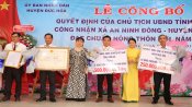 An Ninh Đông đón nhận danh hiệu xã đạt chuẩn nông thôn mới